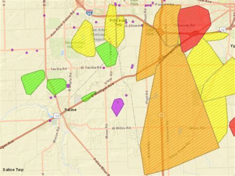 Dte outage map saline - The hardest-hit areas according to the DTE Outage Map appear to be the north and west sides of Metro Detroit, ... To report a power outage, call DTE at 800-477-4747 or use the mobile app. ...